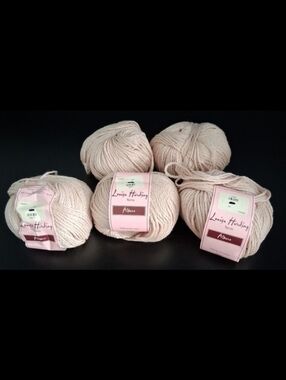 NWT Lot Of 5 Louisa Harding Albero Blush Pink Cotton/Lempur Viscose Knit Yarn